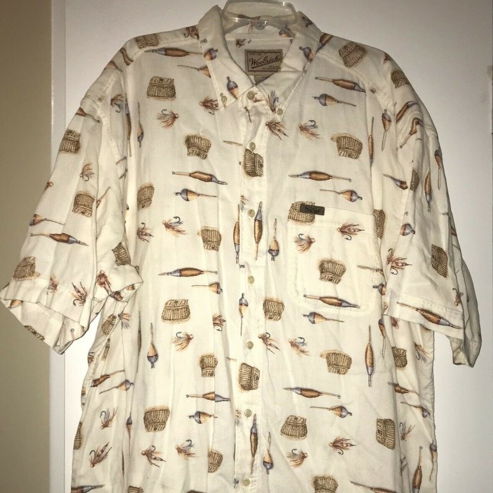 Woolrich Men’s Fly Fishing Lures Short Sleeve